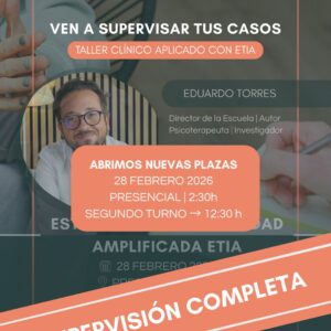 TALLER CLÍNICO APLICADO: ESTRATEGIAS DE INTENSIDAD AMPLIFICADA ETIA